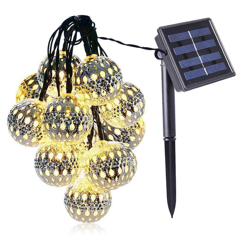 Garden Glow | Solar String Lights with Patterned Lanterns for Enchanting Outdoor Ambiance 8