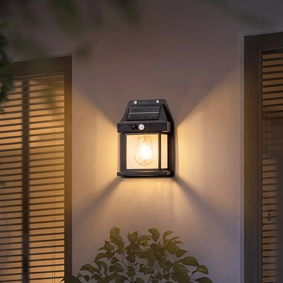 Solvara | Solar-Powered Modern Lamp with Dusk-to-Dawn Sensor | Waterproof Design for Outdoor Illumination 1