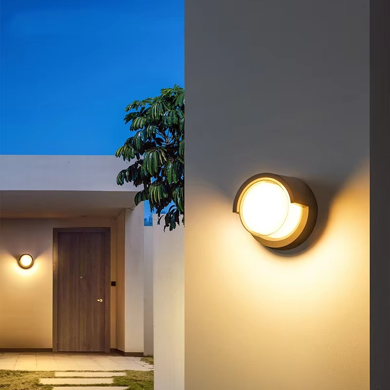 Modern Outdoor Wall Lamp | Solar Motion Sensor Light with Warm Glow | Weather-Resistant Design for Enhanced Safety 5