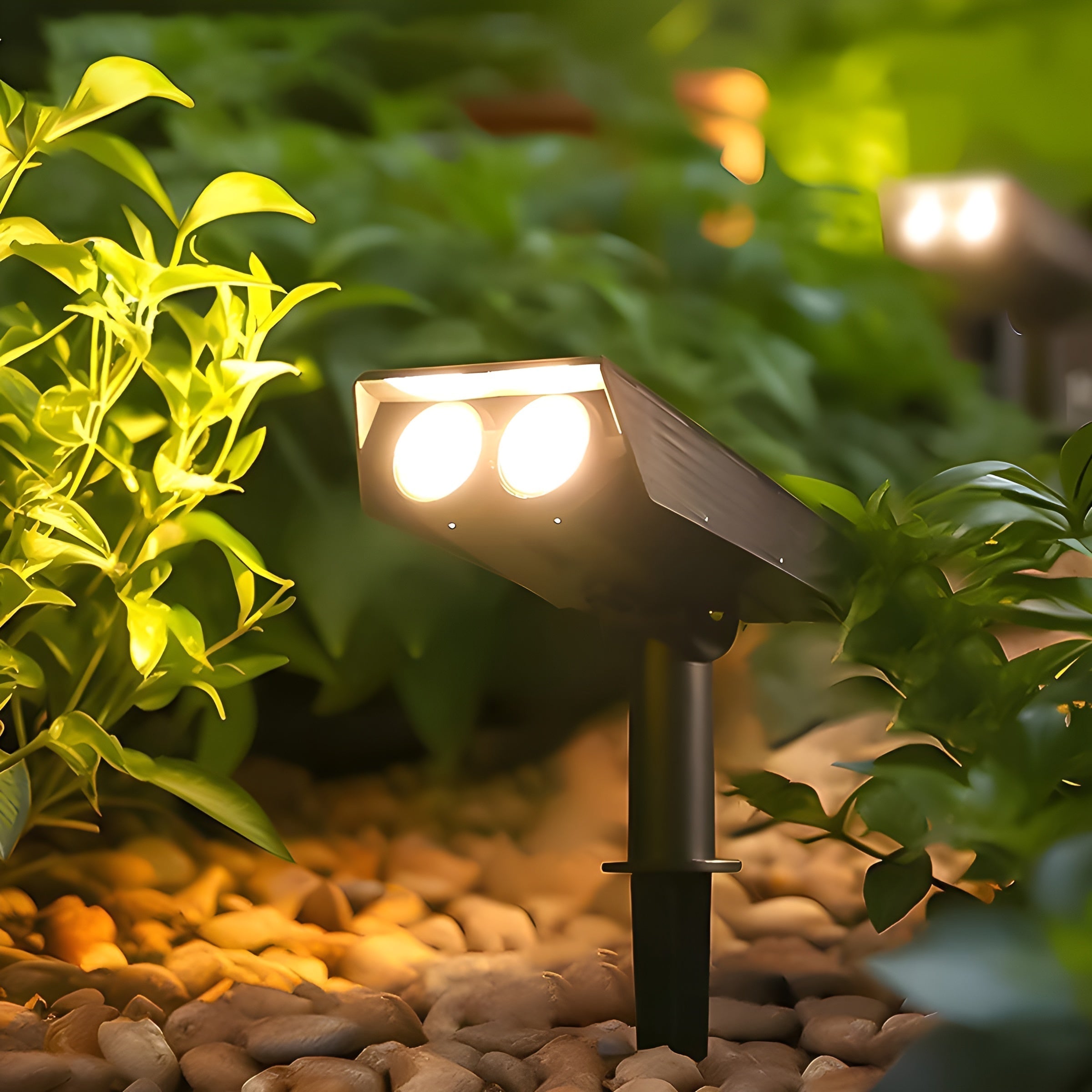 Garden Light | Solar Outdoor Spot Light with Adjustable Head | Automatic Activation for Enhanced Illumination 7