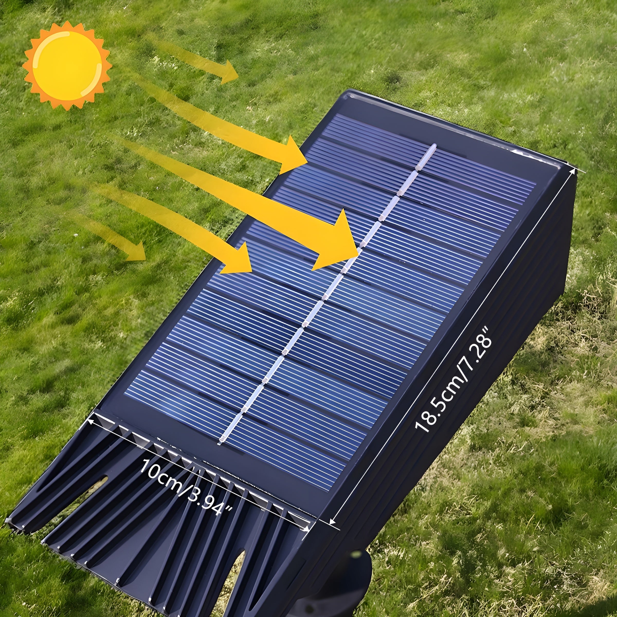 Garden Light | Solar Outdoor Spot Light with Adjustable Head | Automatic Activation for Enhanced Illumination 8