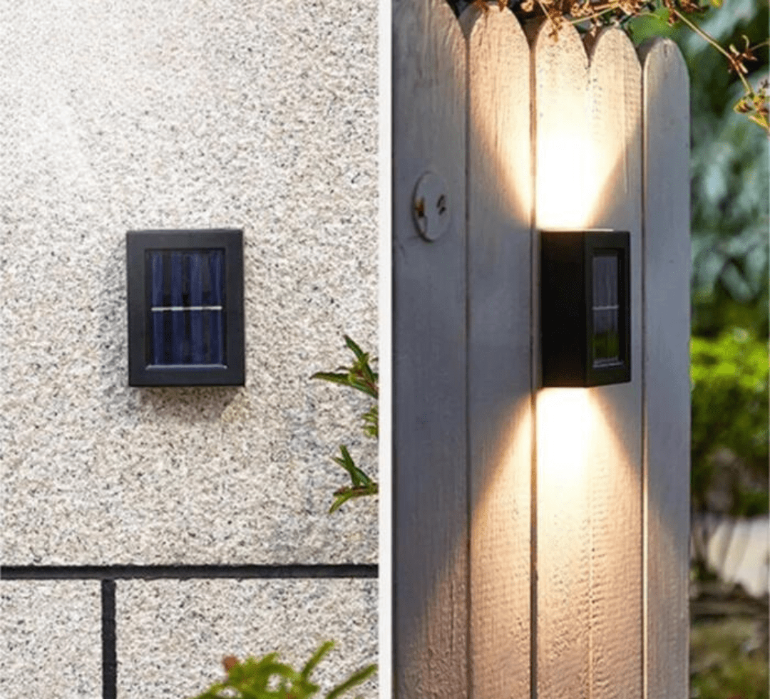 EcoBright | Solar Powered LED Outdoor Wall Lamps with Dual Light Output | Compact Design for Enhanced Safety 4