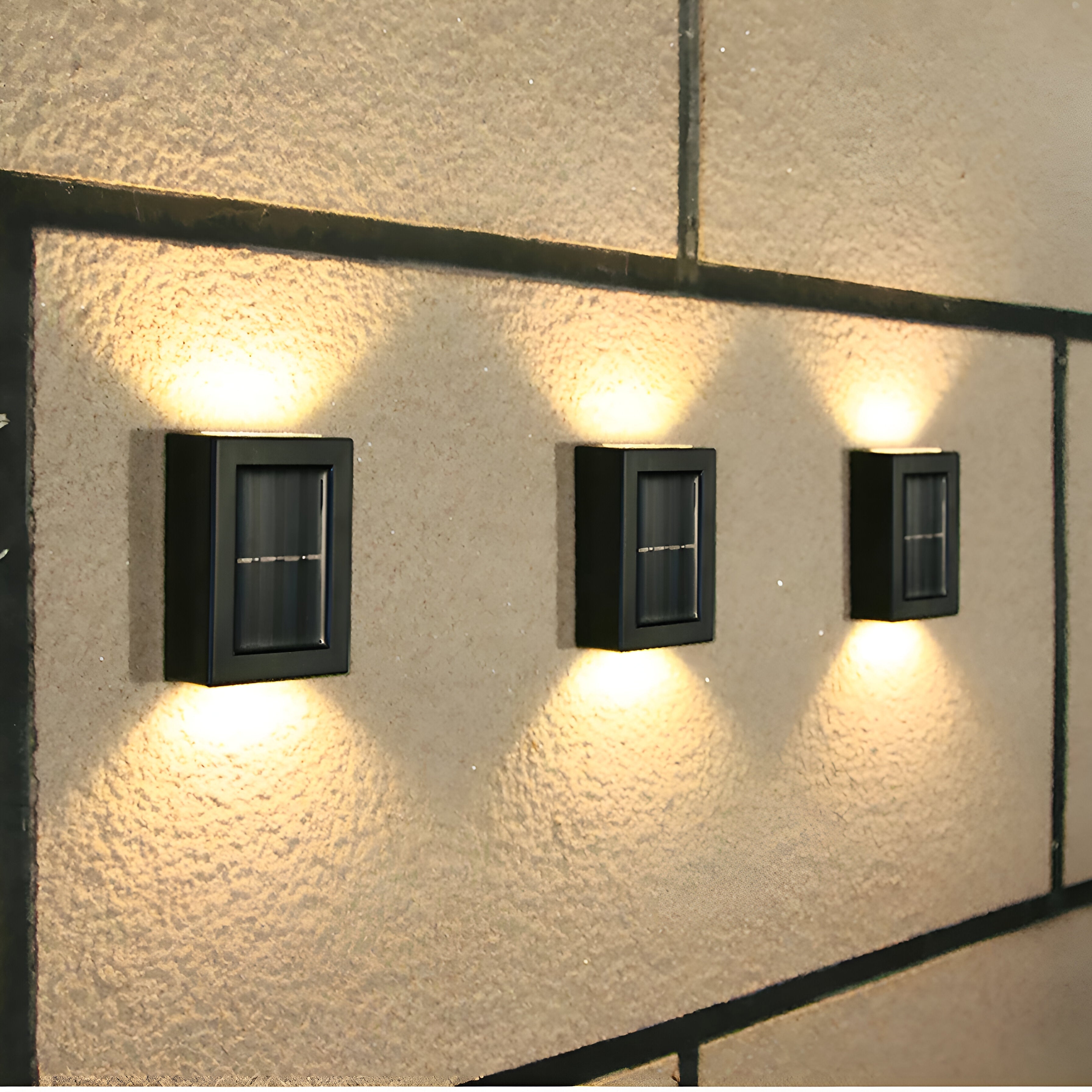 Stylish Solar Garden Lights with IP65 Waterproof Design | Modern Outdoor Wall Lighting for Ambiance 2