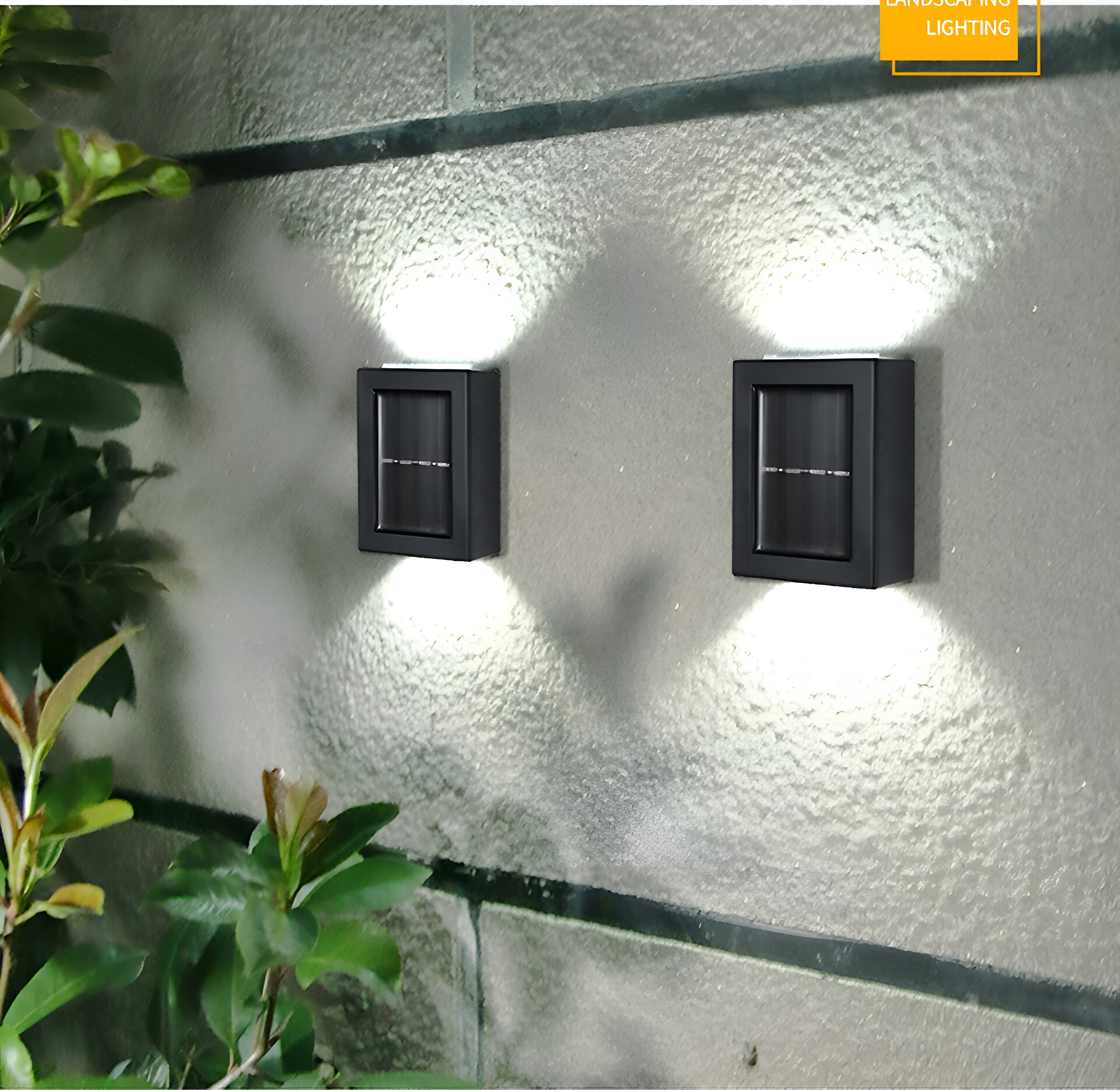 Stylish Solar Garden Lights with IP65 Waterproof Design | Modern Outdoor Wall Lighting for Ambiance 6