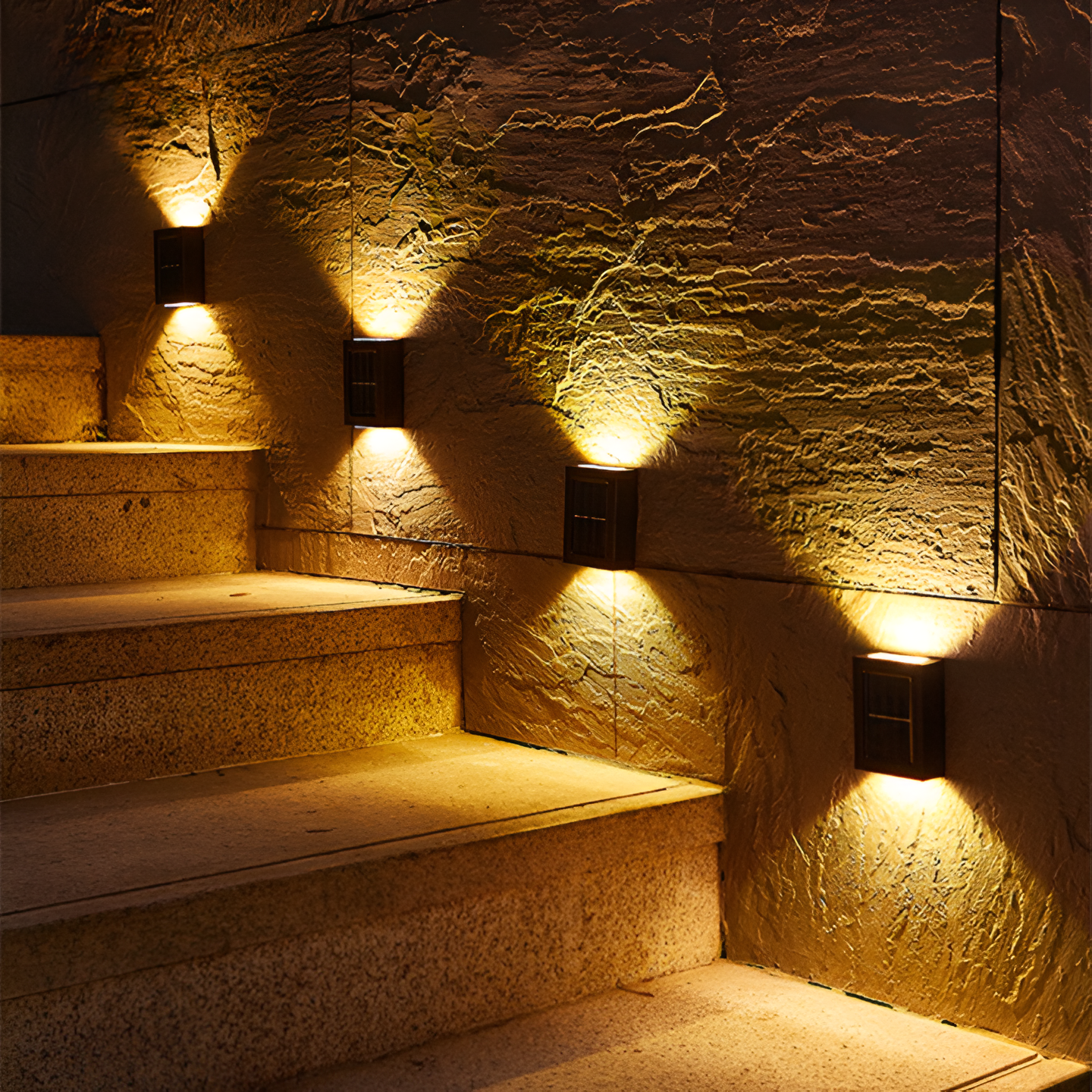 Stylish Solar Garden Lights with IP65 Waterproof Design | Modern Outdoor Wall Lighting for Ambiance 7